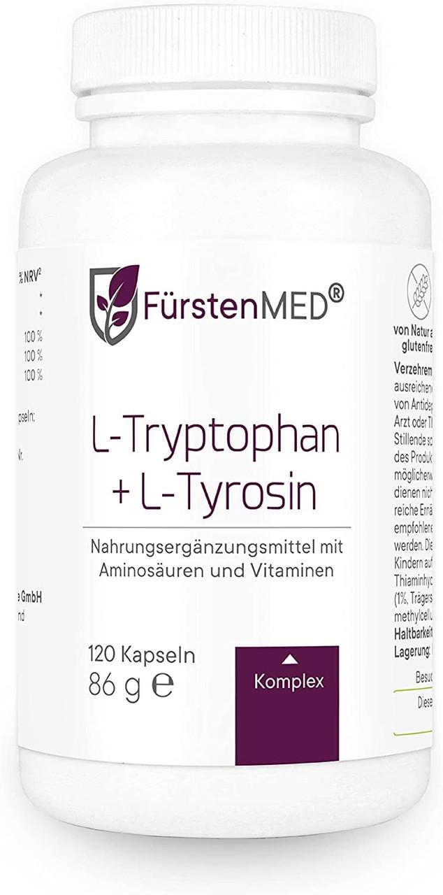 Амінокислота FurstenMED L-триптофан + L-тирозин 120 капсул (50091491)