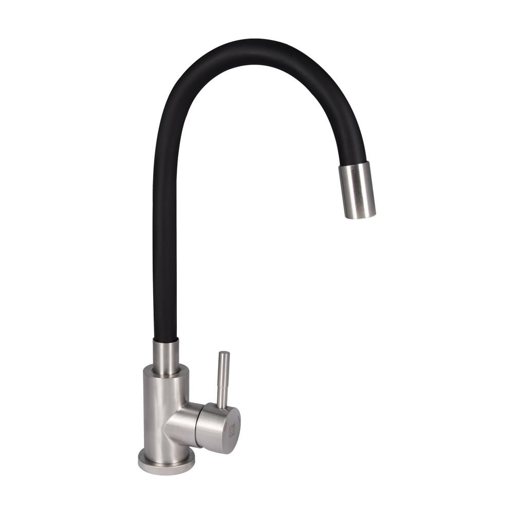 Смеситель для кухни Lidz Aria 015F3 с гибким изливом k35 Black (LDARI015F3BLA43364)