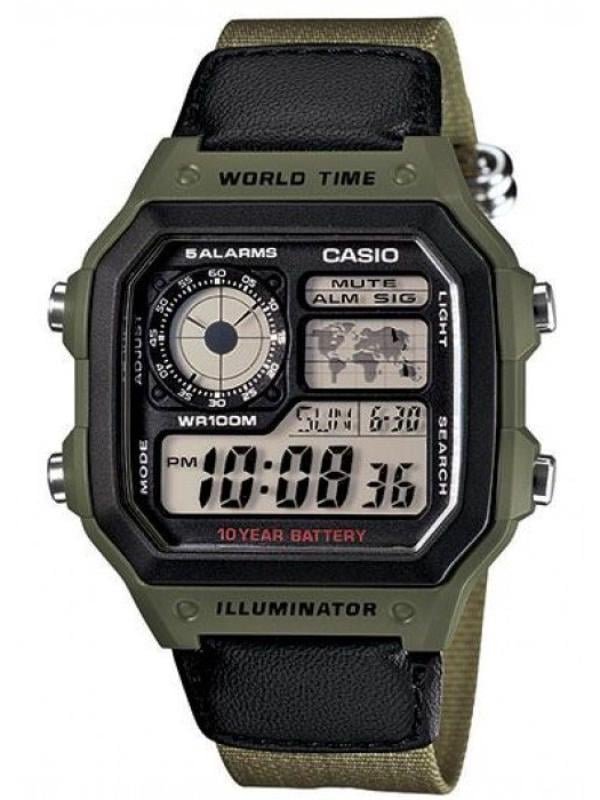 Наручний годинник чоловічий Casio AE-1200WHB-3BVDF (235996)