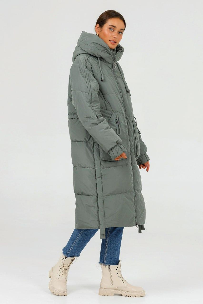 Пальто-пуховик Mishele р. 62 Фисташковый (24242\62) - фото 3 Пальто-пуховик Mishele р. 62 Фисташковый (24242\62) - фото 3