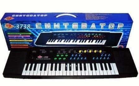 Дитячий синтезатор з мікрофоном (3738)
