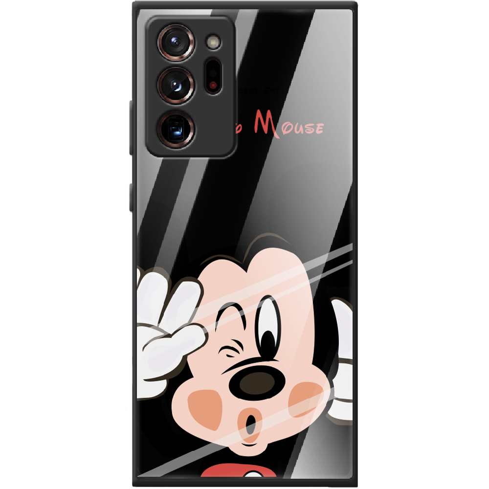 Чехол Boxface Samsung N985 Galaxy Note 20 Ultra Mister M Черный силикон со стеклом (40573-cc58-41111)