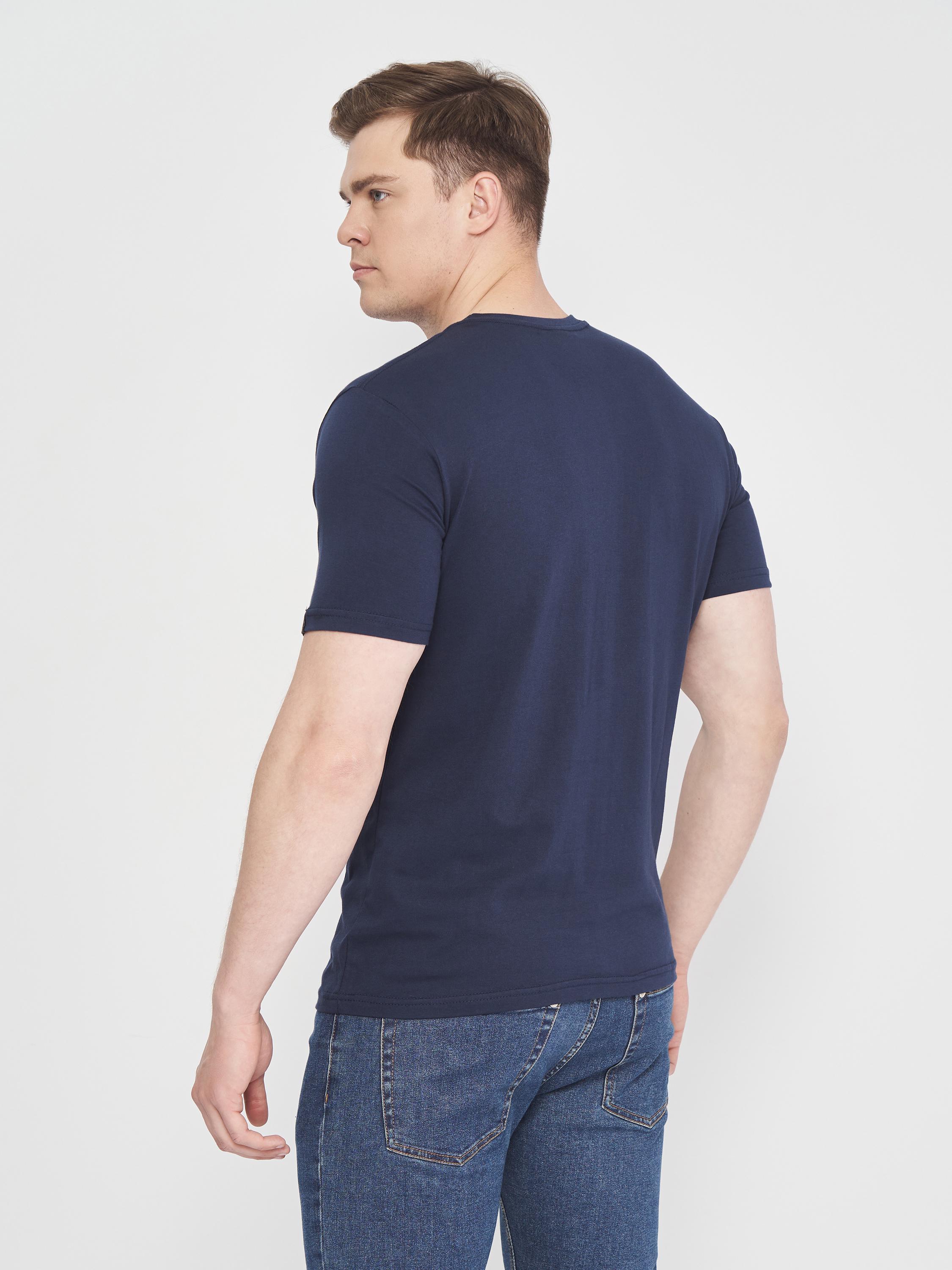 Футболка Joma 101739.331 Desert Short Sleeve T-Shirt L Navy (8424309416379) - фото 2