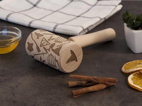 Ролик для тіста WoodPresentStudio з малюнком Гаррі Поттер