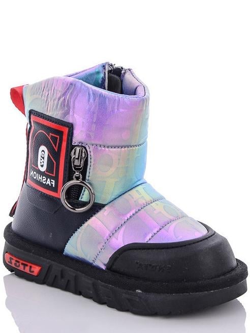 Дутики Paliament C8869-1 с натуральной шерстью р. 26 Сиреневый (99346)