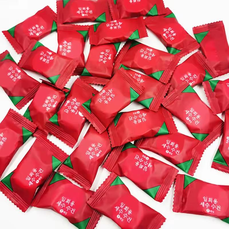 Набір одноразових пресованих серветок Travel таблетки 10 шт. Білий (2789190579)