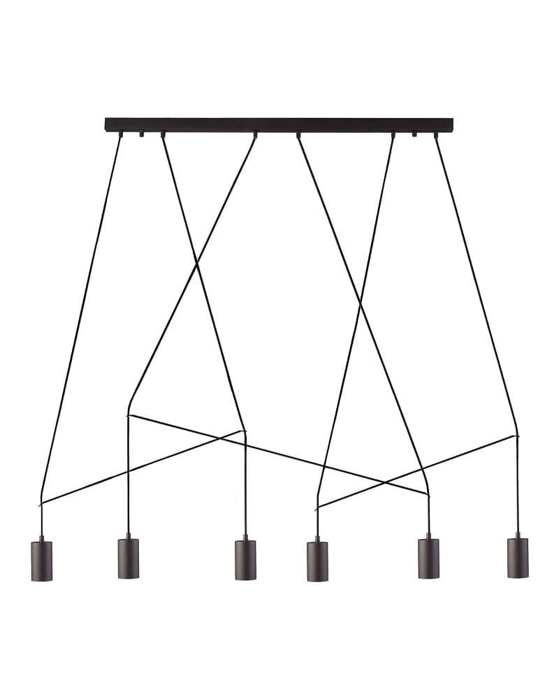 Люстра Nowodvorski 9675 Imbria GU10 6x35W IP20 Bl (11877106)