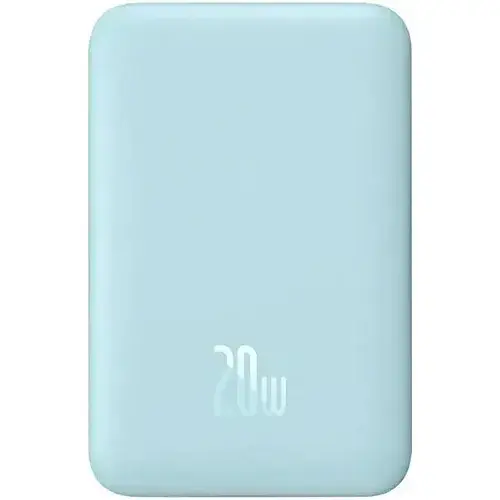 Батарея портативная BASEUS Magnetic Mini Wireless Quick Charging PPCX110103 10000 mAh 20W Blue