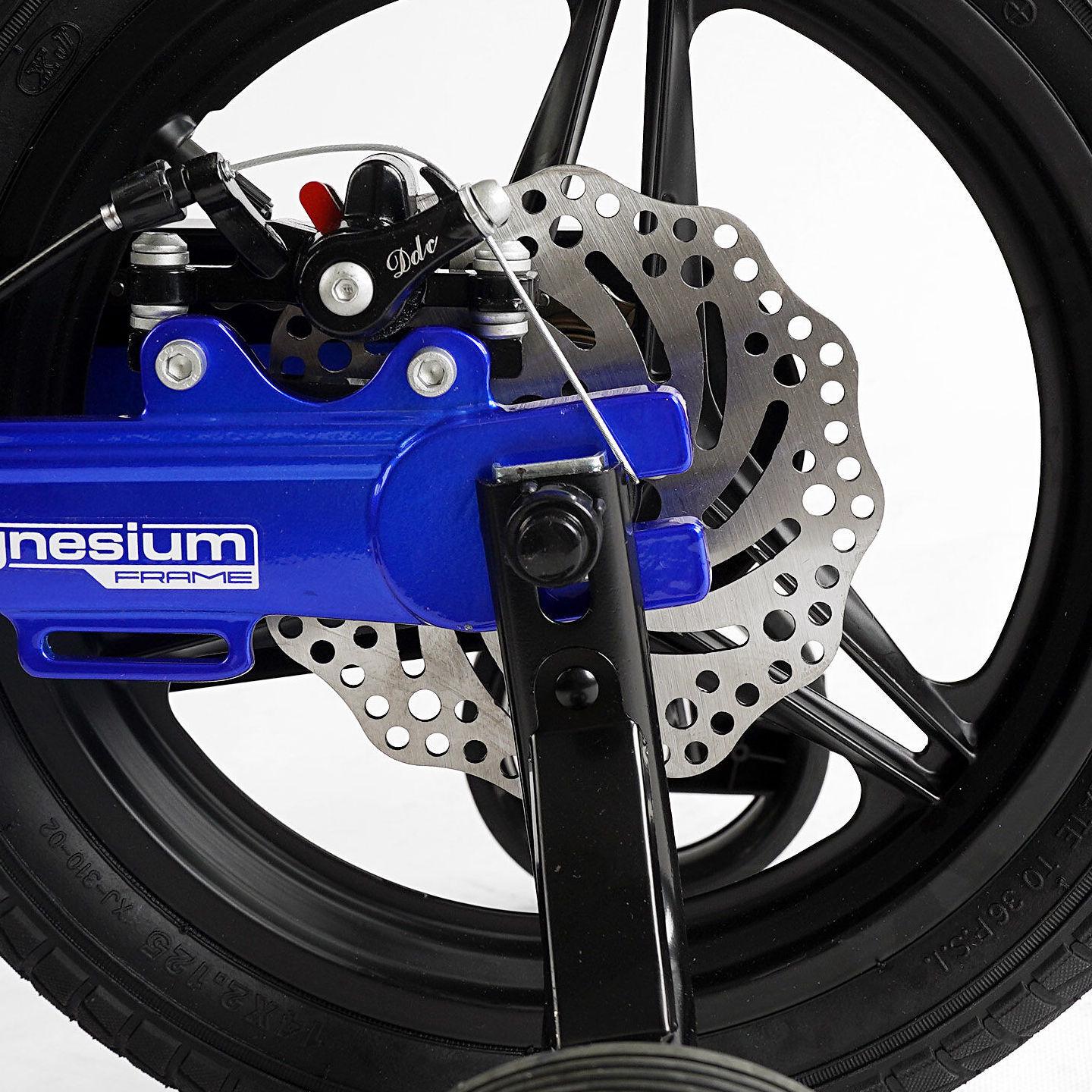 Велосипед двухколесный Corso Revolt 14" детский магниевый Синий - фото 5 Велосипед двухколесный Corso Revolt 14" детский магниевый Синий - фото 5