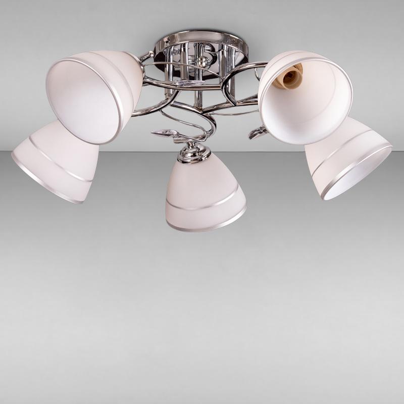 Люстра потолочная Light House SZ-17013/5 CR H200хD500 E27 Хром (16071)