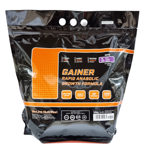 Гейнер BioLine Nutrition Rapid Anabolic Ягода 3 кг