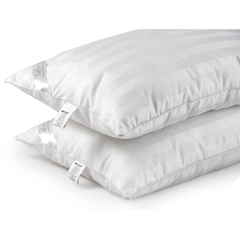 Подушка Руно Lux сатин-страйп/искусственный пух 40x60 см Белый (26293) - фото 5