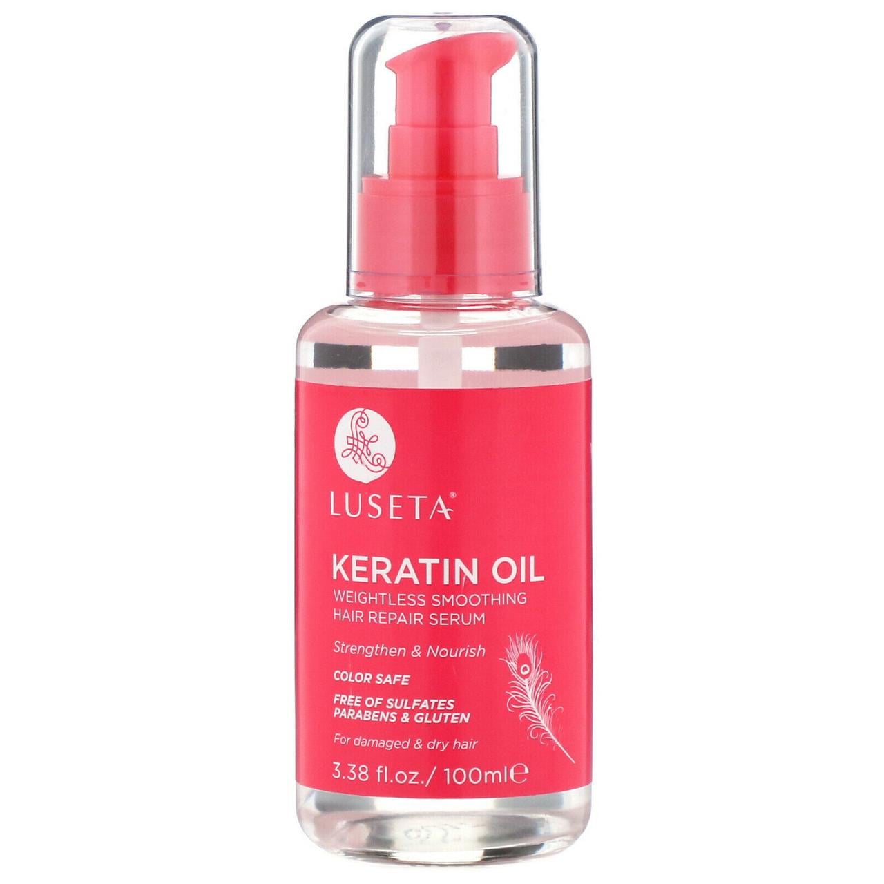 Масло для волос с кератином Luseta Keratin Oil Hair Repair Serum 100 мл