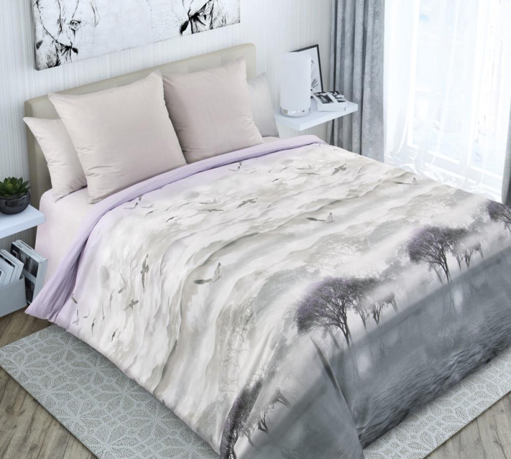 Комплект постельного белья Комфорт текстиль Перкаль Безмятежная даль 145x215 см 2x40x60 см (КТ_pvu_3502_1_40x60)