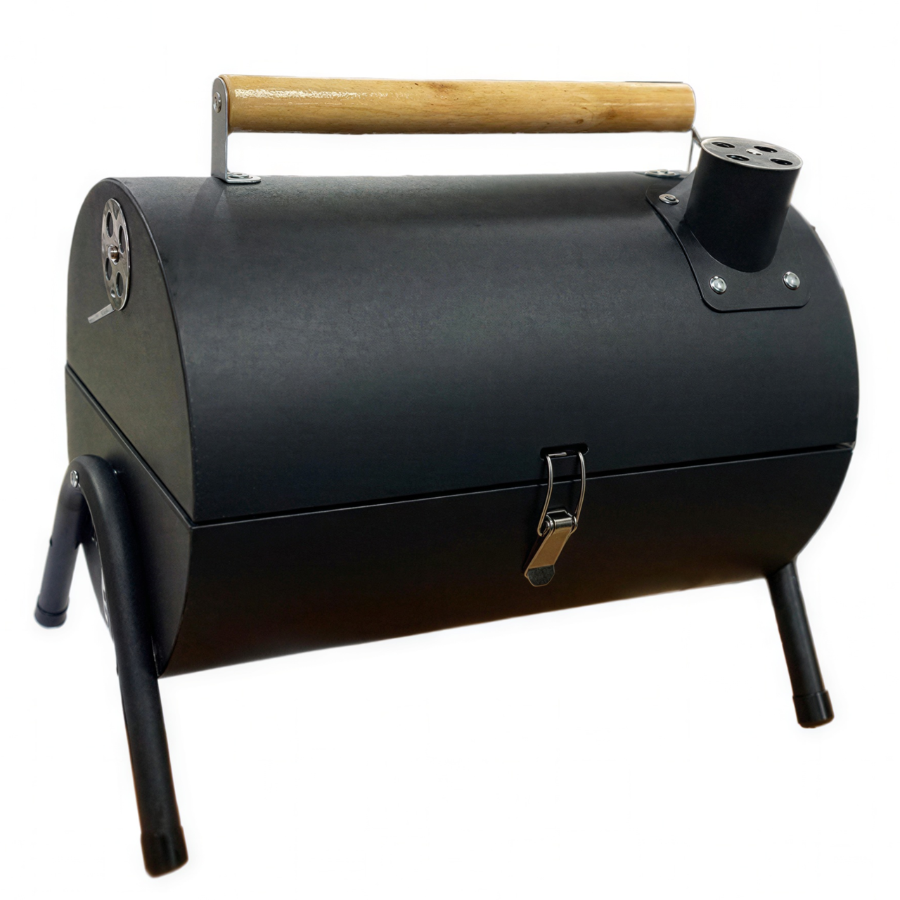 Гриль угольный двухсторонний раскладной на ножках с решеткой 38х25х35 см Черный (BQ-1)