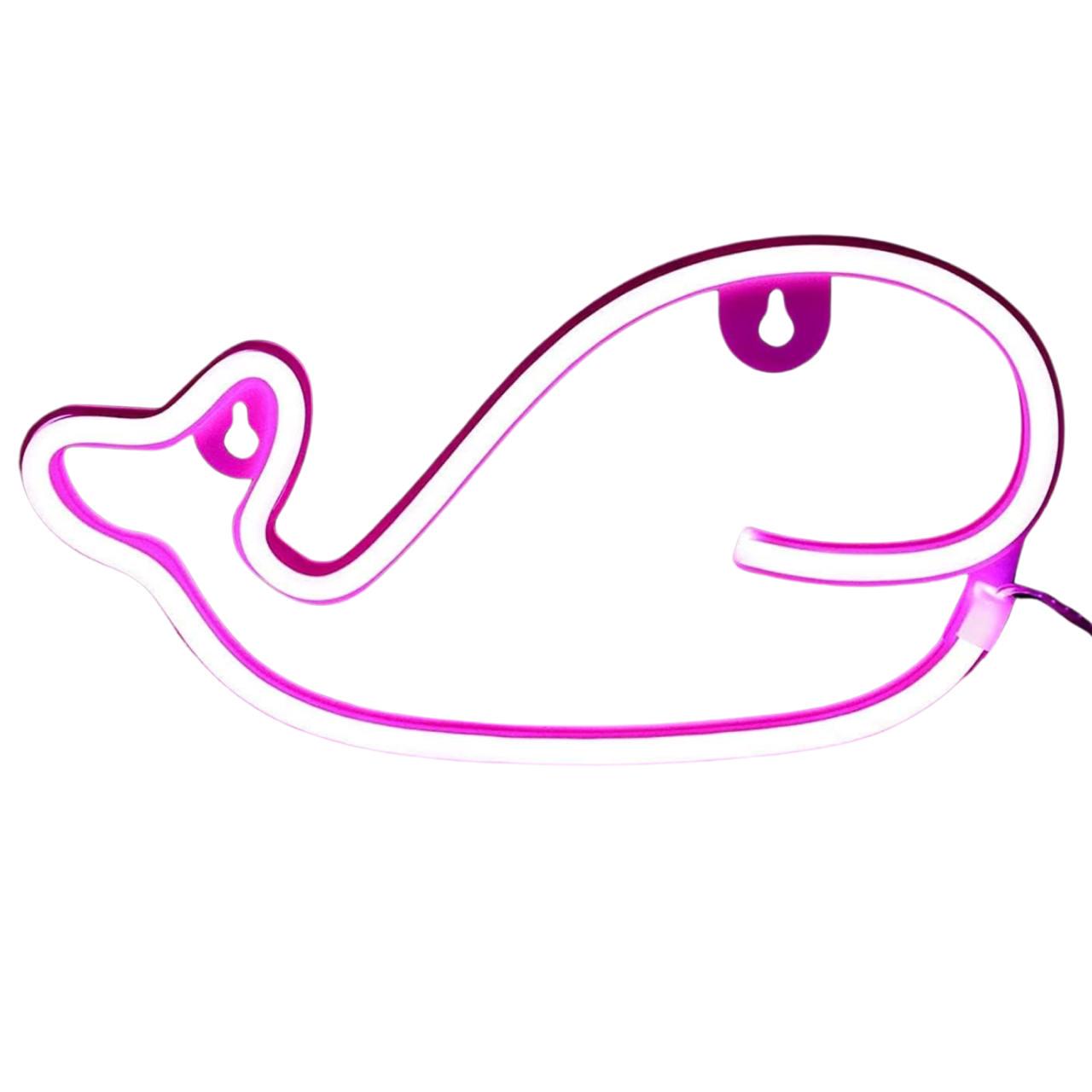 Світильник настінний Decoration Lamp Whale на батарейках і USB Рожевий (747806) - фото 5 Світильник настінний Decoration Lamp Whale на батарейках і USB Рожевий (747806) - фото 5
