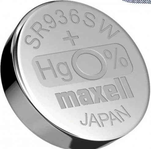 Батарейка для часов Maxell 394 SR936SW Silver Oxide 1 шт. (4115)