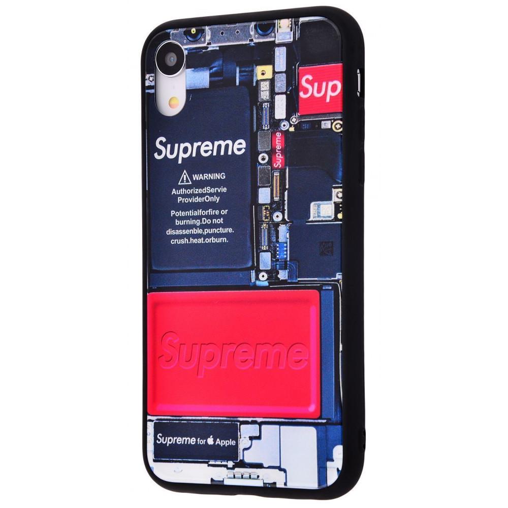 Чехол G-case Glass case My Style Glass/TPU для iPhone XR 08 с рисунком