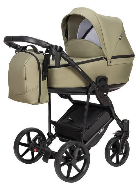 Коляска детская функциональная Angelina Twigo Ecco 2в1 Оливковый