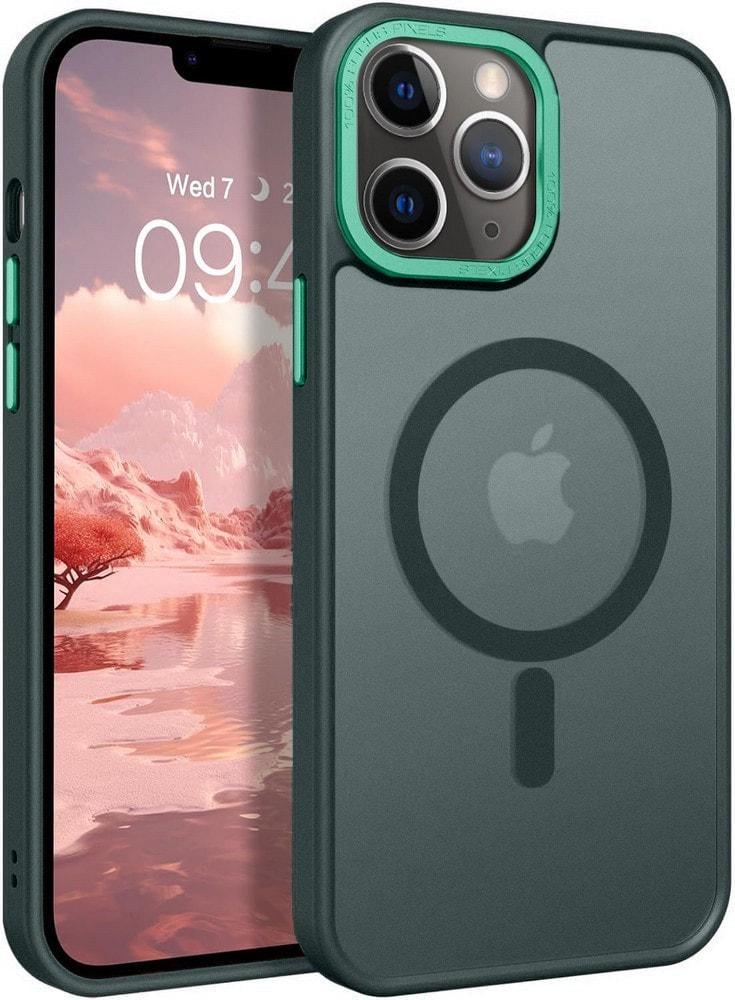 Противоударный чехол Space MagSafe iPhone 11 Pro (матовый) Green (37921-08)