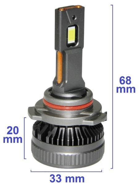 Автолампи QLine DualVision LED 65W HB4 6000K 2 шт. - фото 3 Автолампи QLine DualVision LED 65W HB4 6000K 2 шт. - фото 3