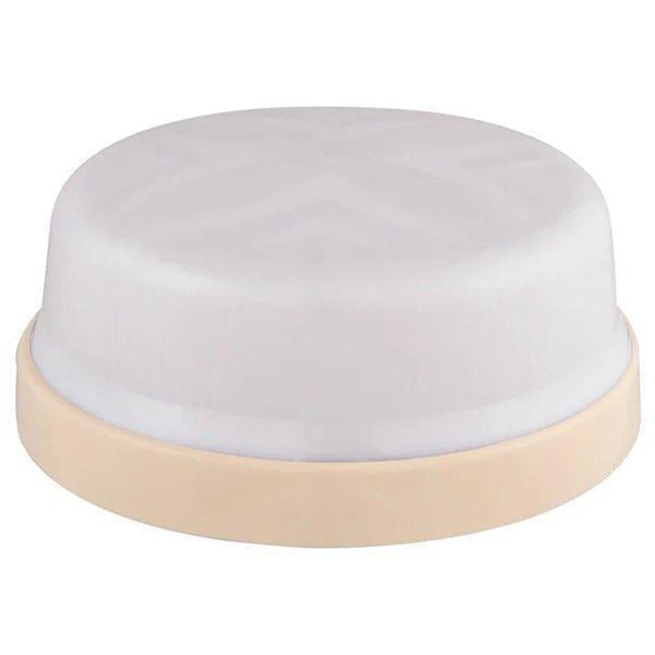 Настінно-стельовий світильник ERKA 1102 D.i.-KB з датчиком руху круглий IP20 Слонова кістка/Білий (27550364)