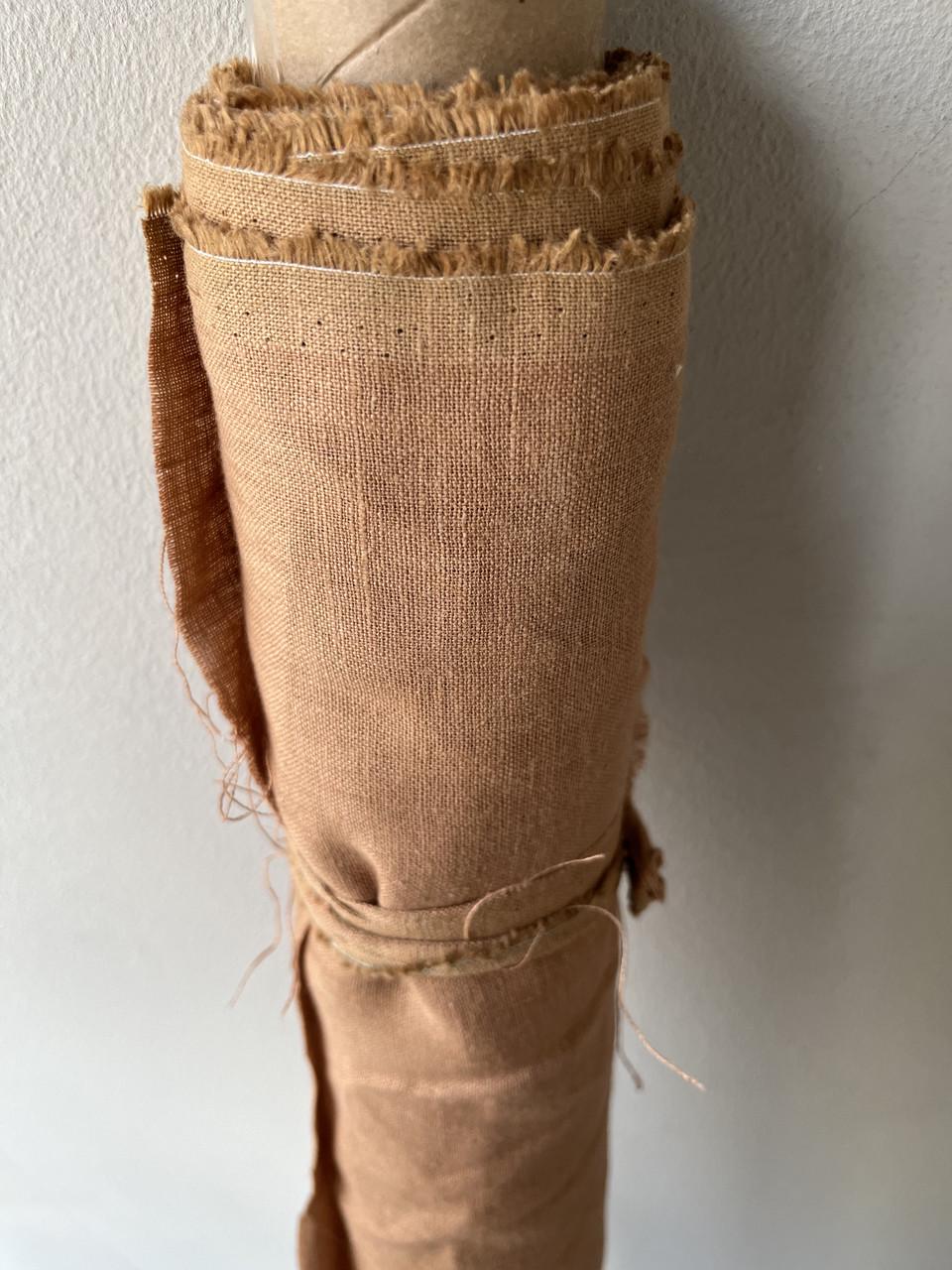 Ткань LINEN PLUS 100% лен 150 см 1224 LINET Светло-коричневый - фото 4 Ткань LINEN PLUS 100% лен 150 см 1224 LINET Светло-коричневый - фото 4