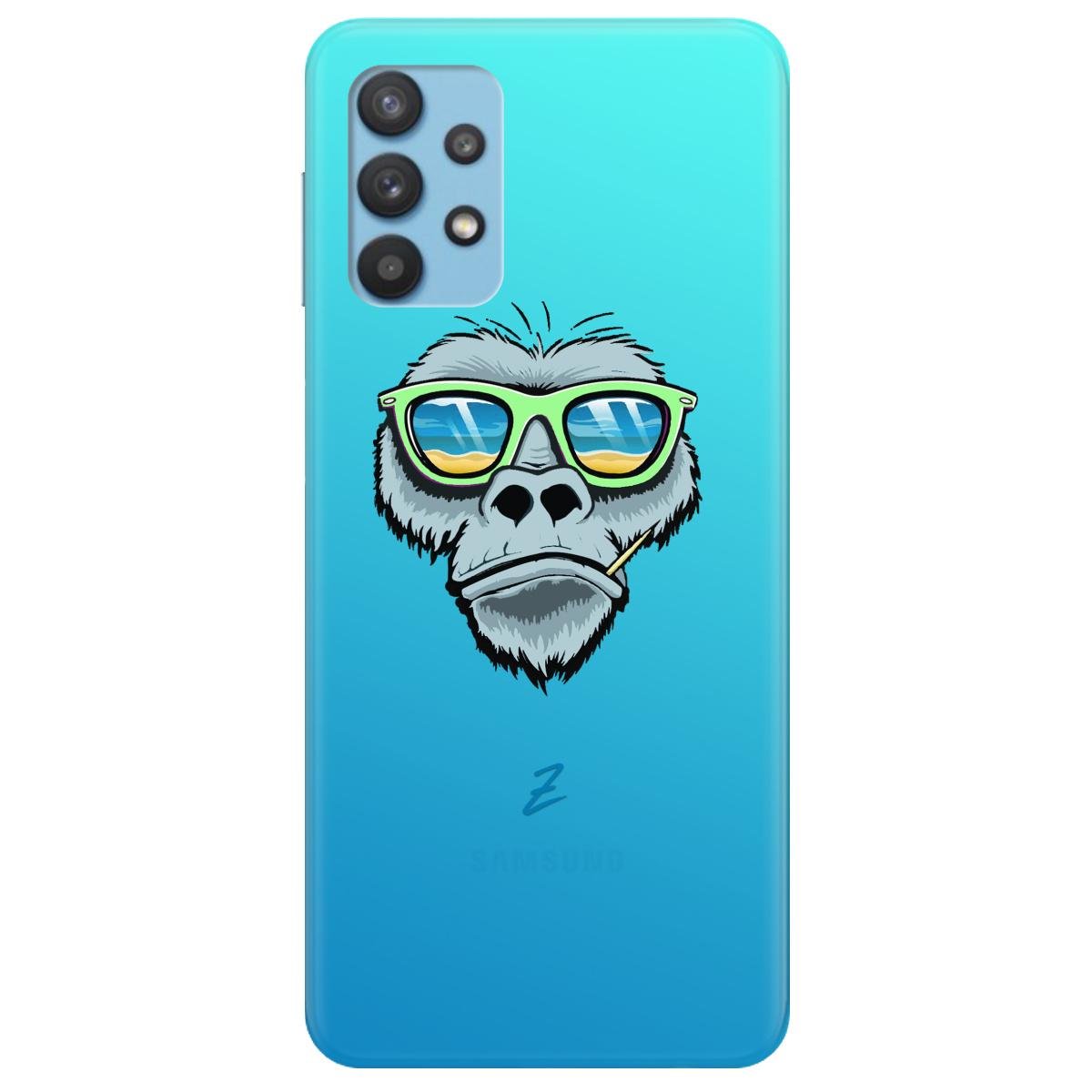 Силиконовый чехол Zorrov для Samsung Galaxy A32 - Monkey (15500040057121585)