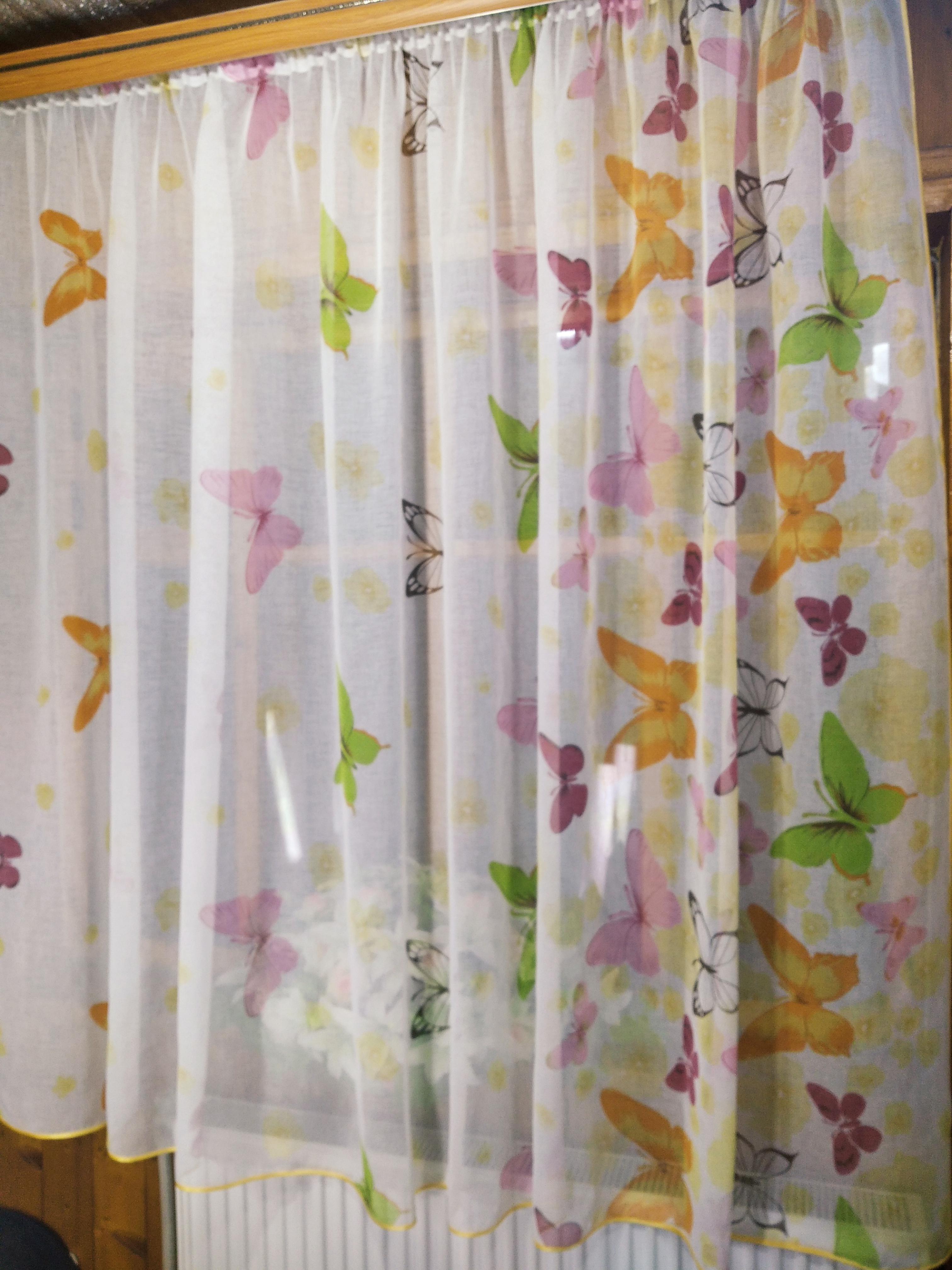 Тюль коротка Класик метелика права Помаранчевий (1670606464) - фото 2 Тюль коротка Класик метелика права Помаранчевий (1670606464) - фото 2