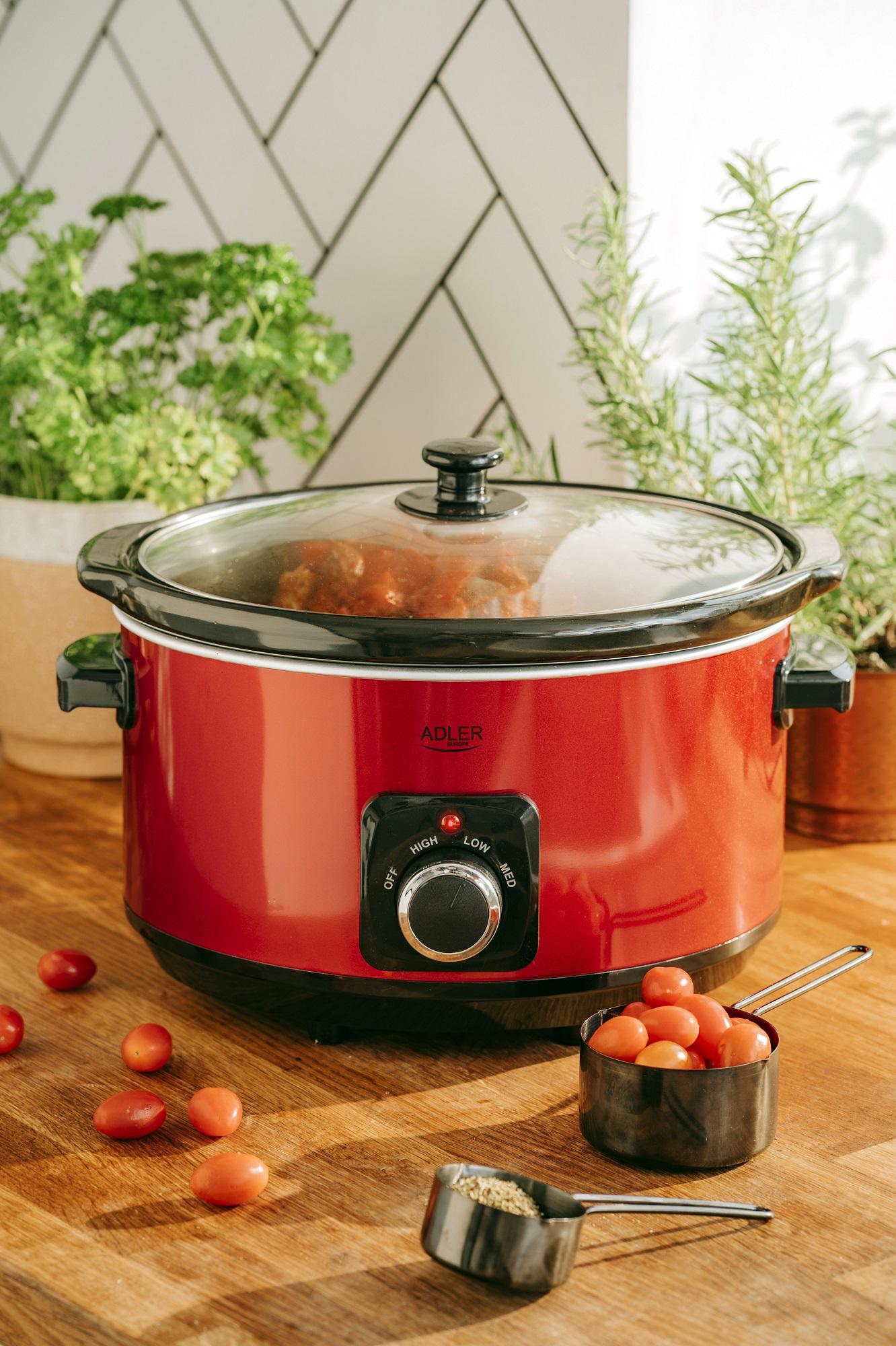 Медленноварка Adler AD 6413 Red - фото 14