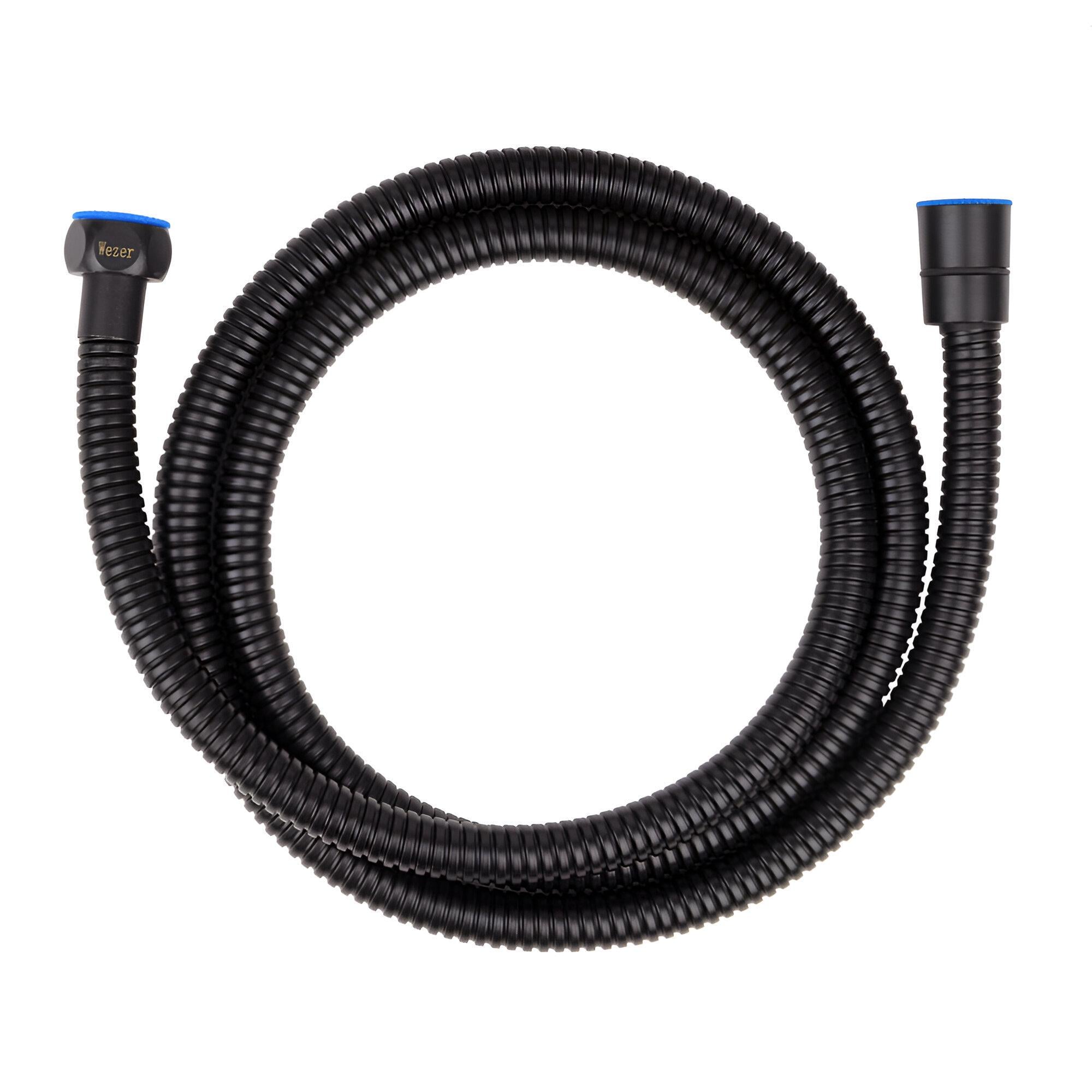Душевой шланг Wezer WKR-008-150В 150 см Черный (SQ-1046289)