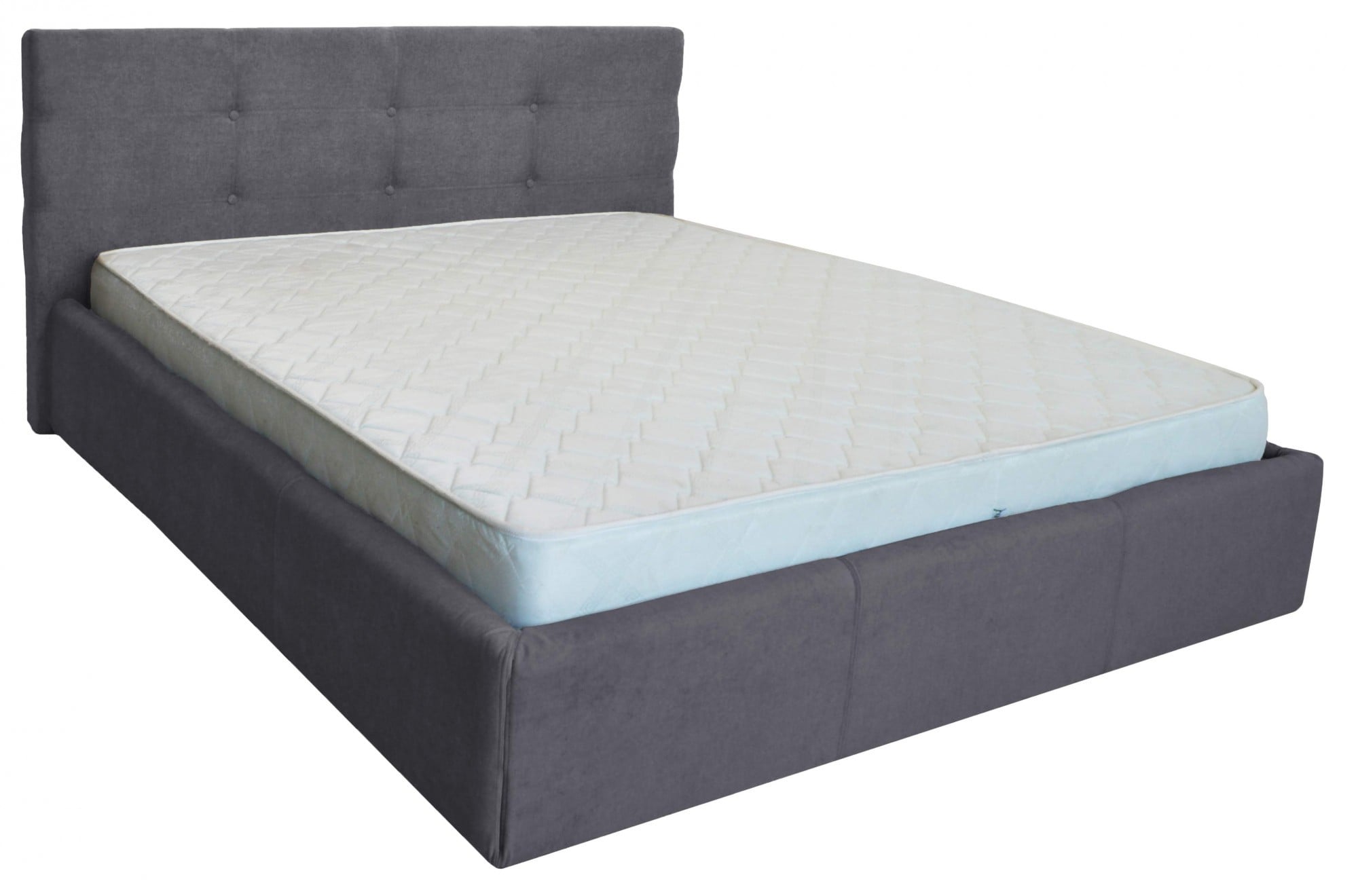 Кровать двуспальная Manchester VIP Мисти Dark Grey A1 160х190 см Темно-серый Кровать двуспальная Manchester VIP Мисти Dark Grey A1 160х190 см Темно-серый