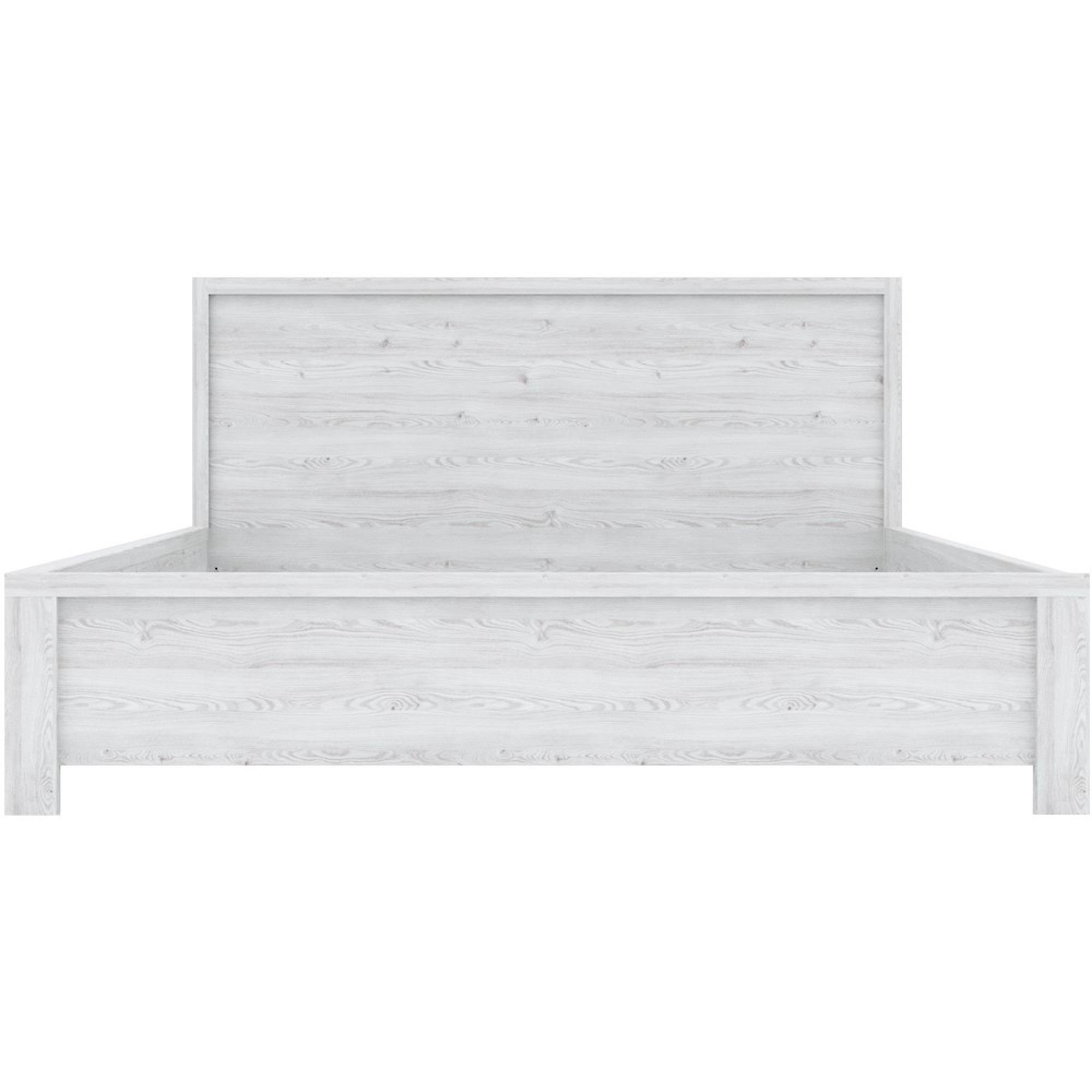 Кровать двуспальная Gerbor LOZ160 см Бланш с ламелями из ДСП Лиственница сибиу (8005621)