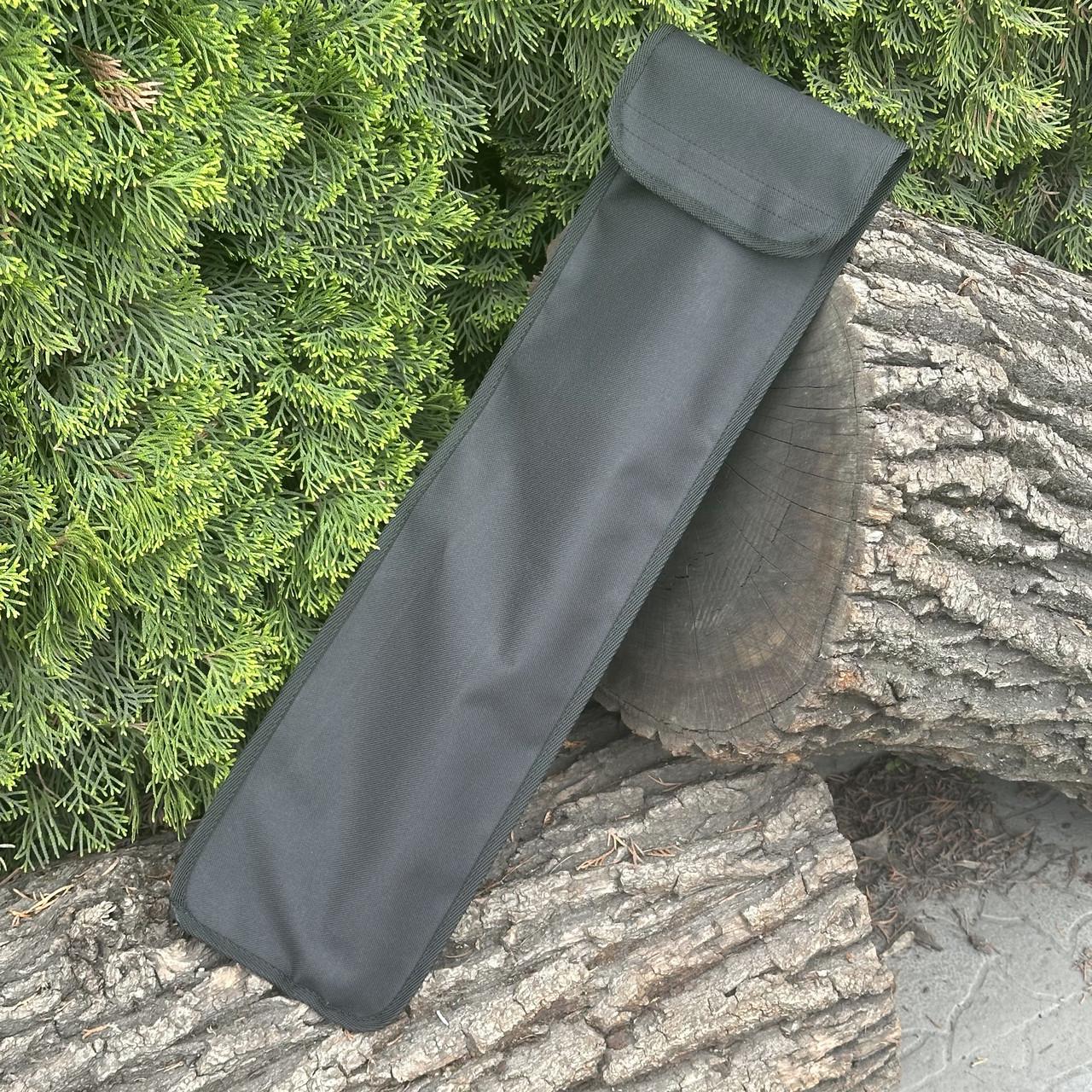 Чохол Metalzavod із клапаном на липучці на 6 шампурів 65х15х1,5 см Чорний (CHHL-KLPN-SHMP6-BL) - фото 5