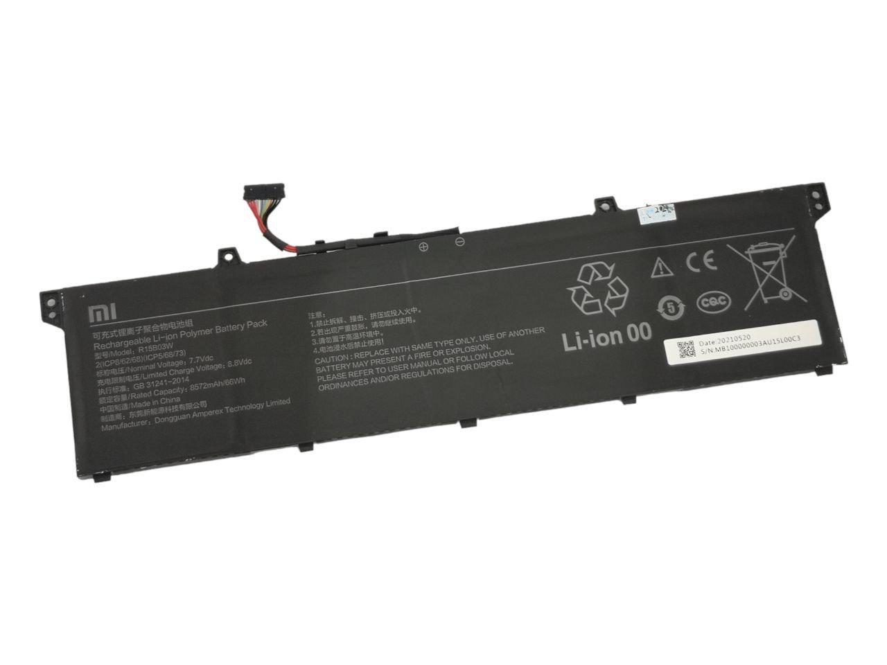 Аккумулятор для Xiaomi Mi Notebook Pro 15 R15B03W 8572 mAh 66Wh (23550334)