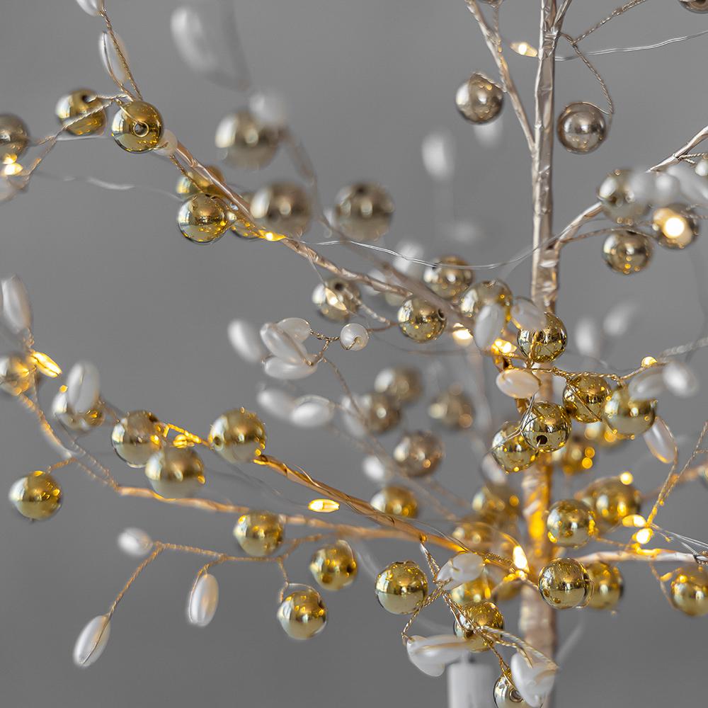 Дерево декоративное с подсветкой Сияние золота 48 см - фото 2