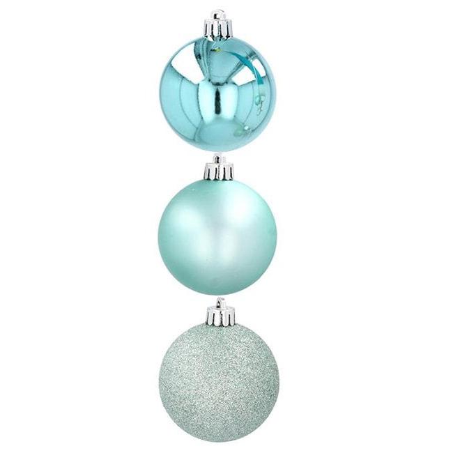 Набор пластиковых новогодних шаров Flora 36 шт. d 6 см (43083)