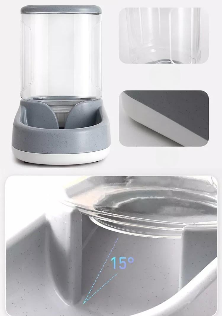 Кормушка и поилка для кошек и собак Hoopet 2x3,5 л Серый (1697624169) - фото 6 Кормушка и поилка для кошек и собак Hoopet 2x3,5 л Серый (1697624169) - фото 6