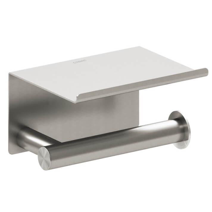 Тримач туалетного паперу з поличкою COSMIC Architect металевий Сталь матовий (LM-WJC235A0059003) Тримач туалетного паперу з поличкою COSMIC Architect металевий Сталь матовий (LM-WJC235A0059003)