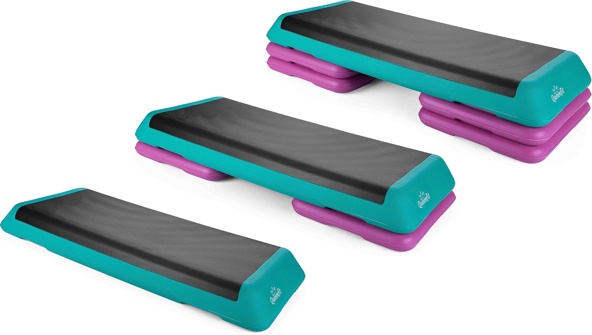 Степ-платформа Queenfit 3-уровневая Разноцветный (30496554) - фото 3