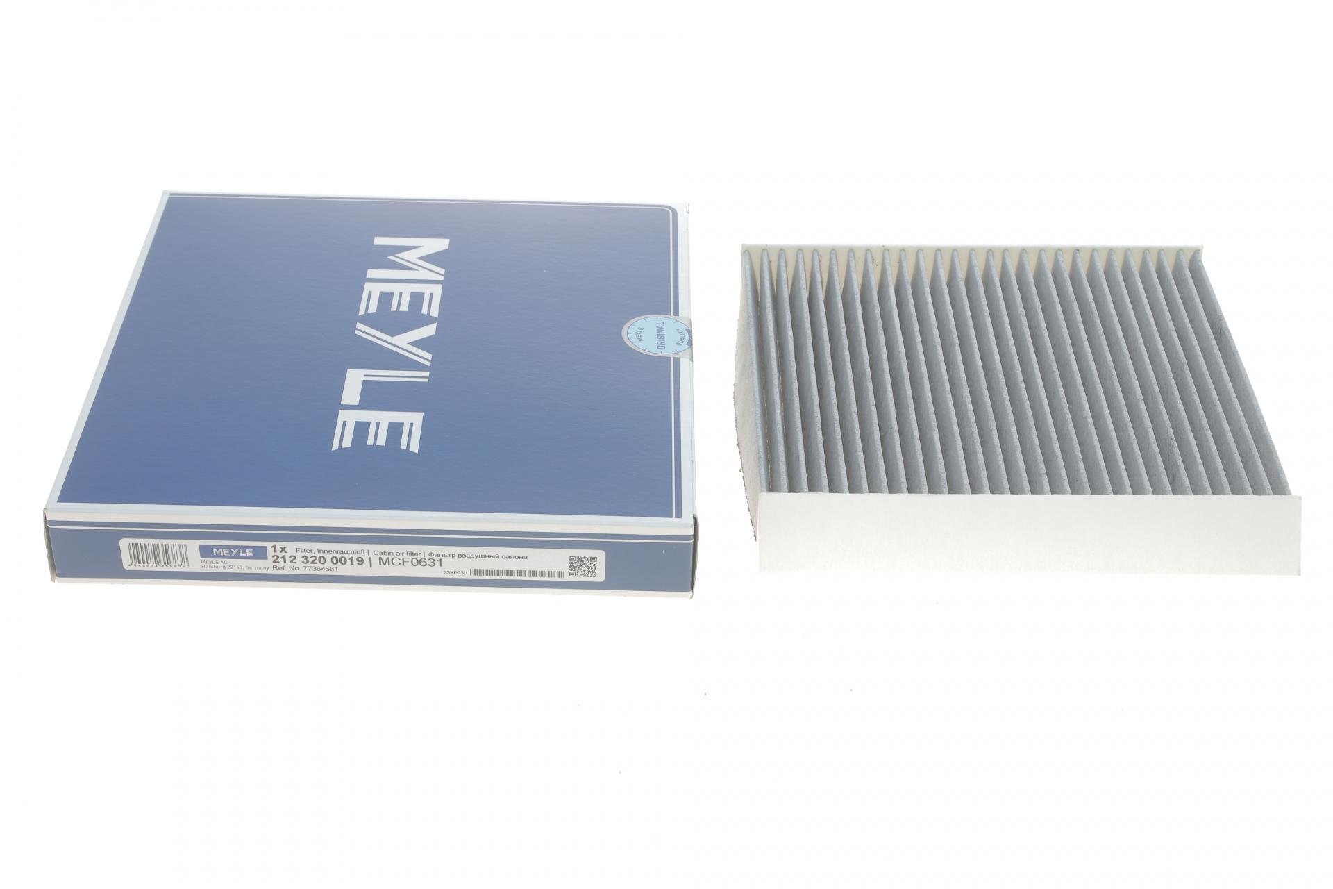 Фильтр салона Meyle для Peugeot Bipper/Citroen Nemo 08- угольный (212 320 0019)