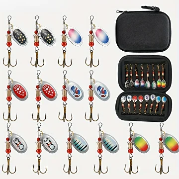 Набір обертових блешень 16 шт. (C01667) - фото 2 Набір обертових блешень 16 шт. (C01667) - фото 2