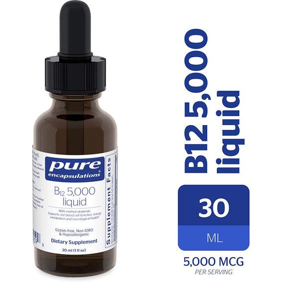 Метилкобаламін Pure Encapsulations B12 5000 liquid 30 мл - фото 4