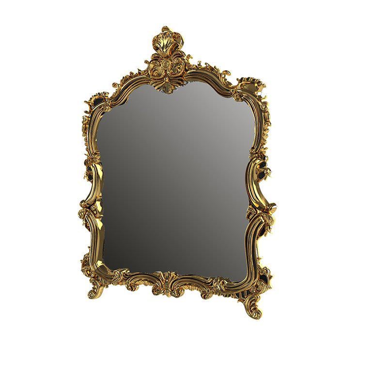 Зеркало MiroMark Дженифер ламинированная ДСП Черный/Золотой (JF-81-RB) Зеркало MiroMark Дженифер ламинированная ДСП Черный/Золотой (JF-81-RB)