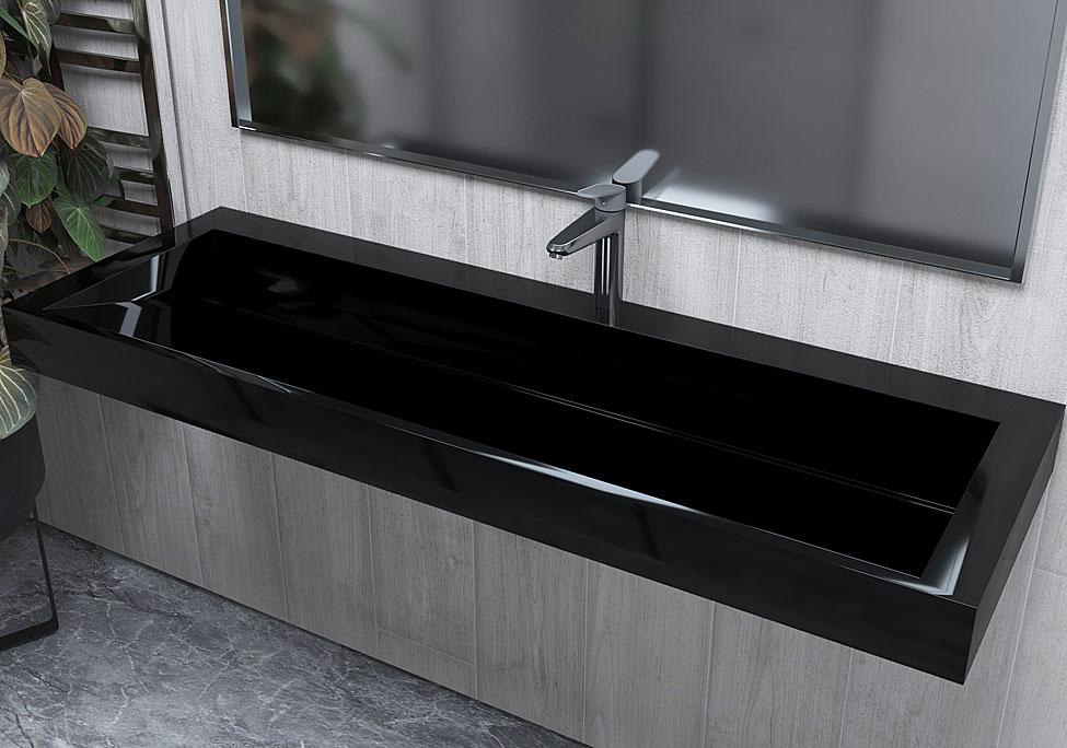 Умивальник підвісний Status Adler 150 Black (644) - фото 1 Умивальник підвісний Status Adler 150 Black (644) - фото 1