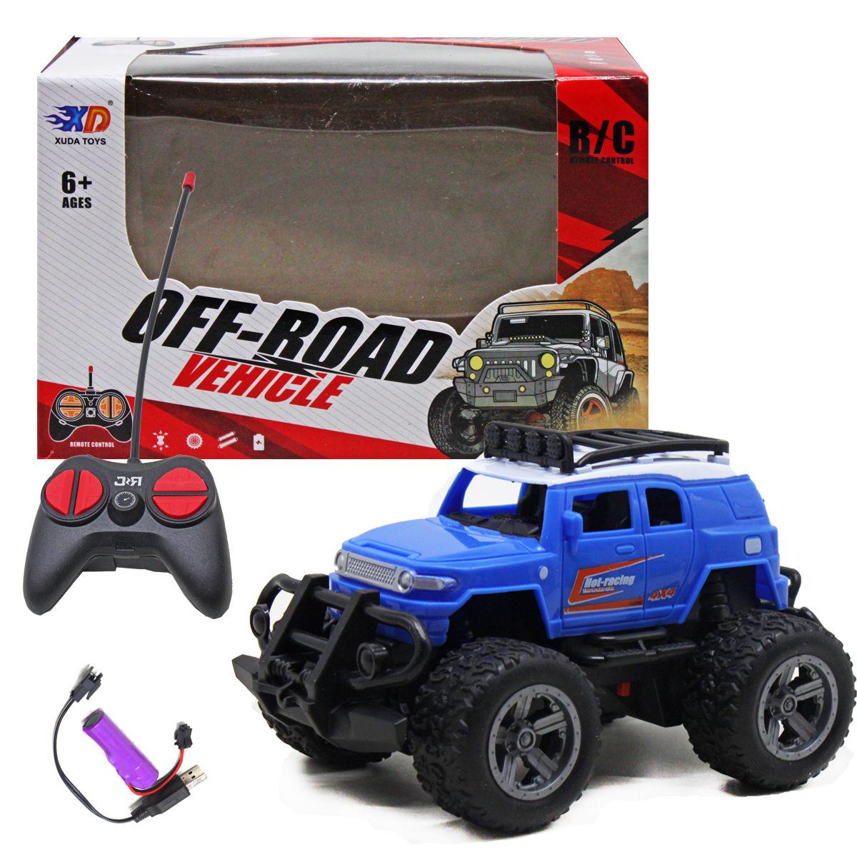 Джип на радиоуправлении Toyota FJ Cruiser Синий (1-6-218306)