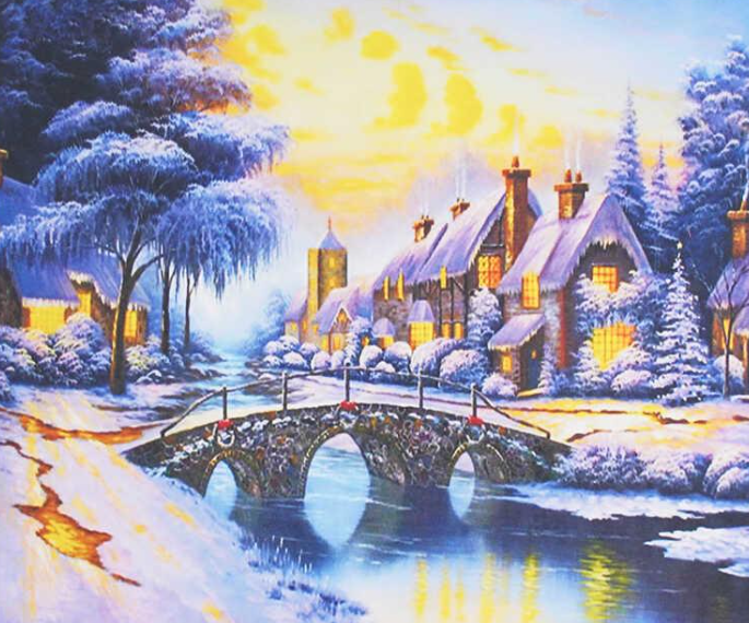 Картина за номерами TK Group 32077 30 Зимова казка 40х30 см (121772)