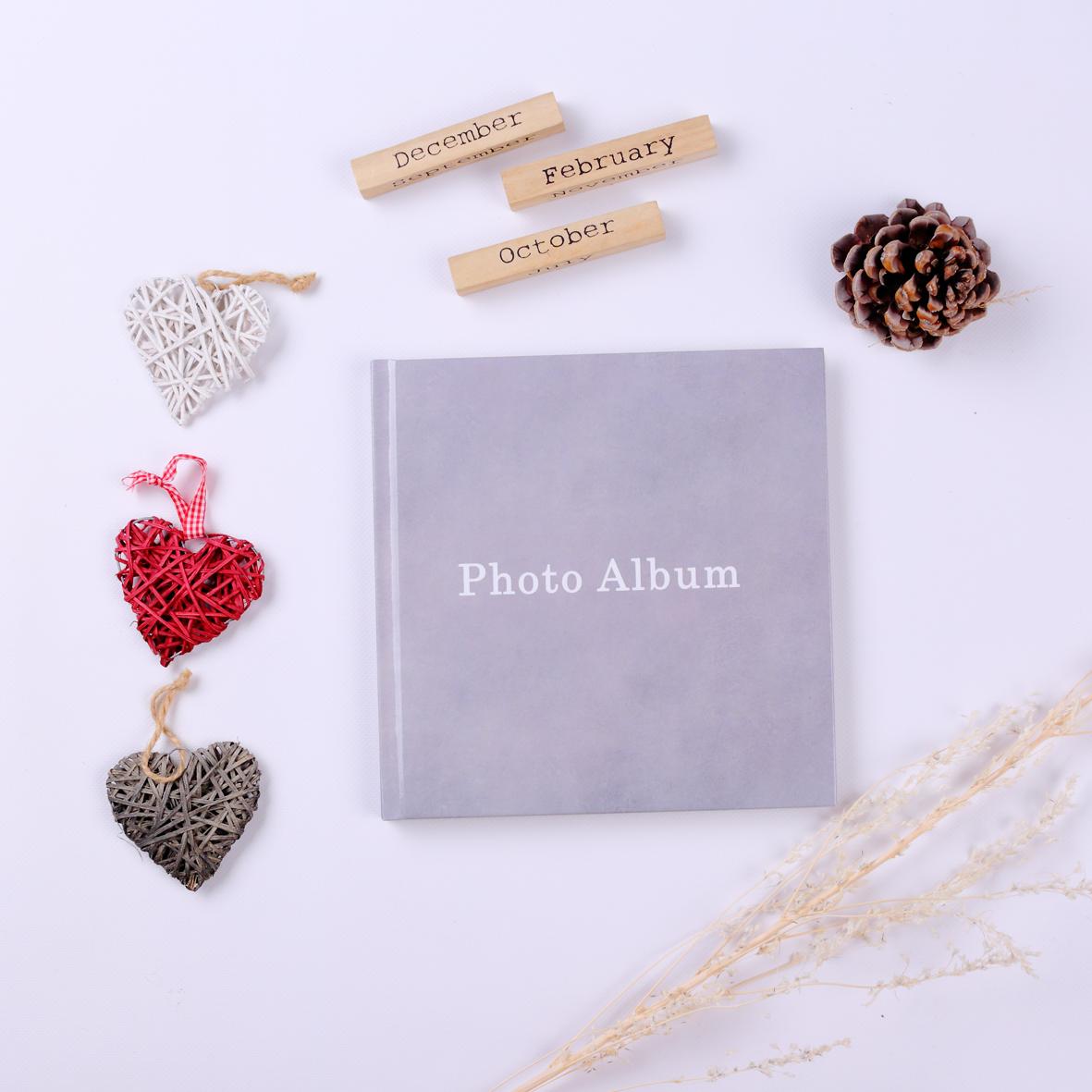 Альбом для фото з чорними сторінками 23х23 см (fotobook-0046)