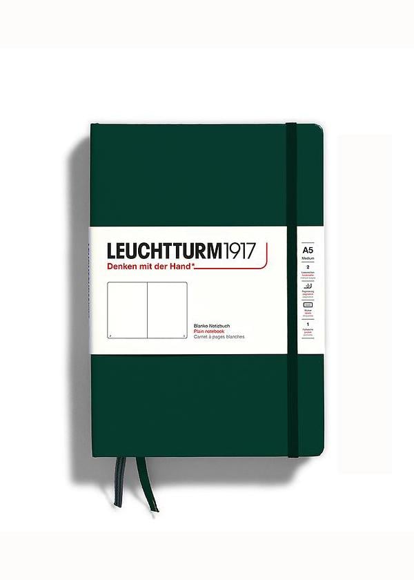 Блокнот Leuchtturm1917 средний чистый лист Forest Green (367254) Блокнот Leuchtturm1917 средний чистый лист Forest Green (367254)