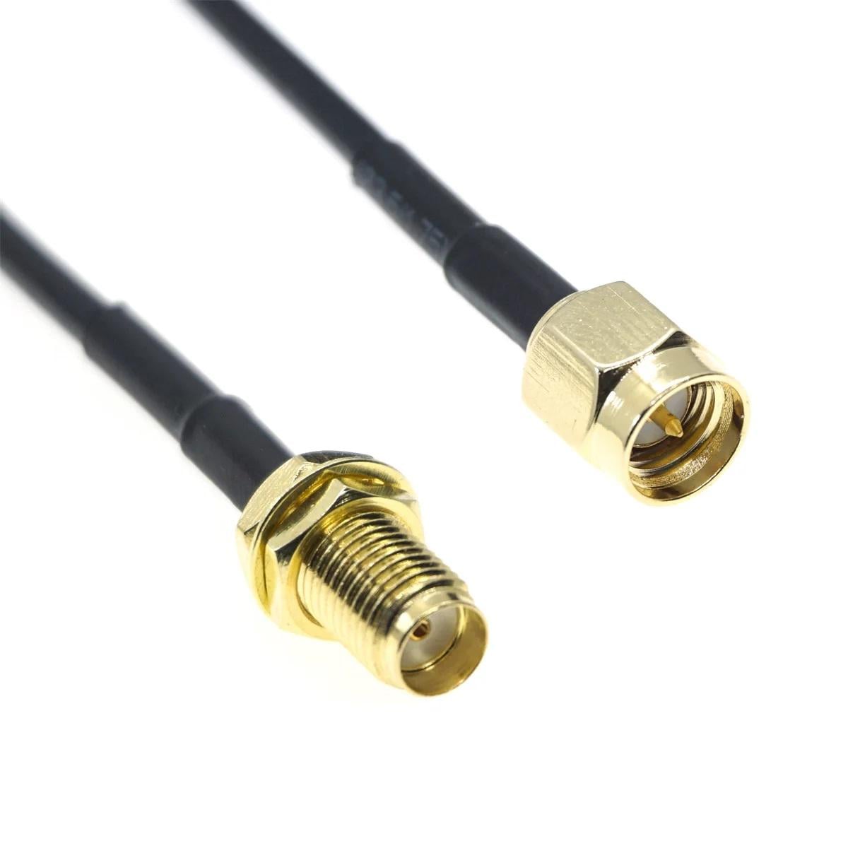 Кабель-переходник пигтейл SMA-Male to SMA-Female RG174 75 см (00-00027039)
